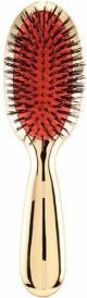 Creative Classic Gold Travel Hair Brush - Boar Bristle